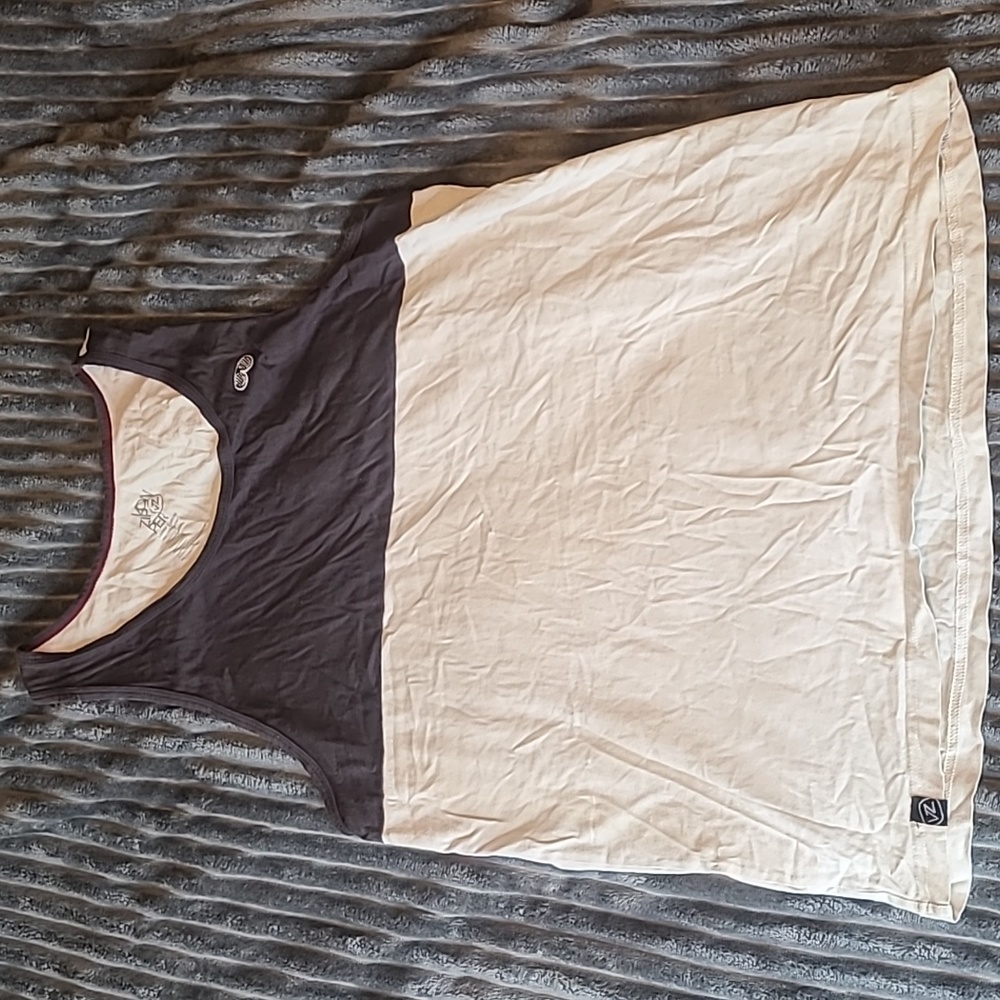 Von Zipper sunglasses tank top size Large Tan Brown colour.